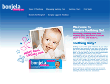 Tablet Screenshot of bonjela.com.au
